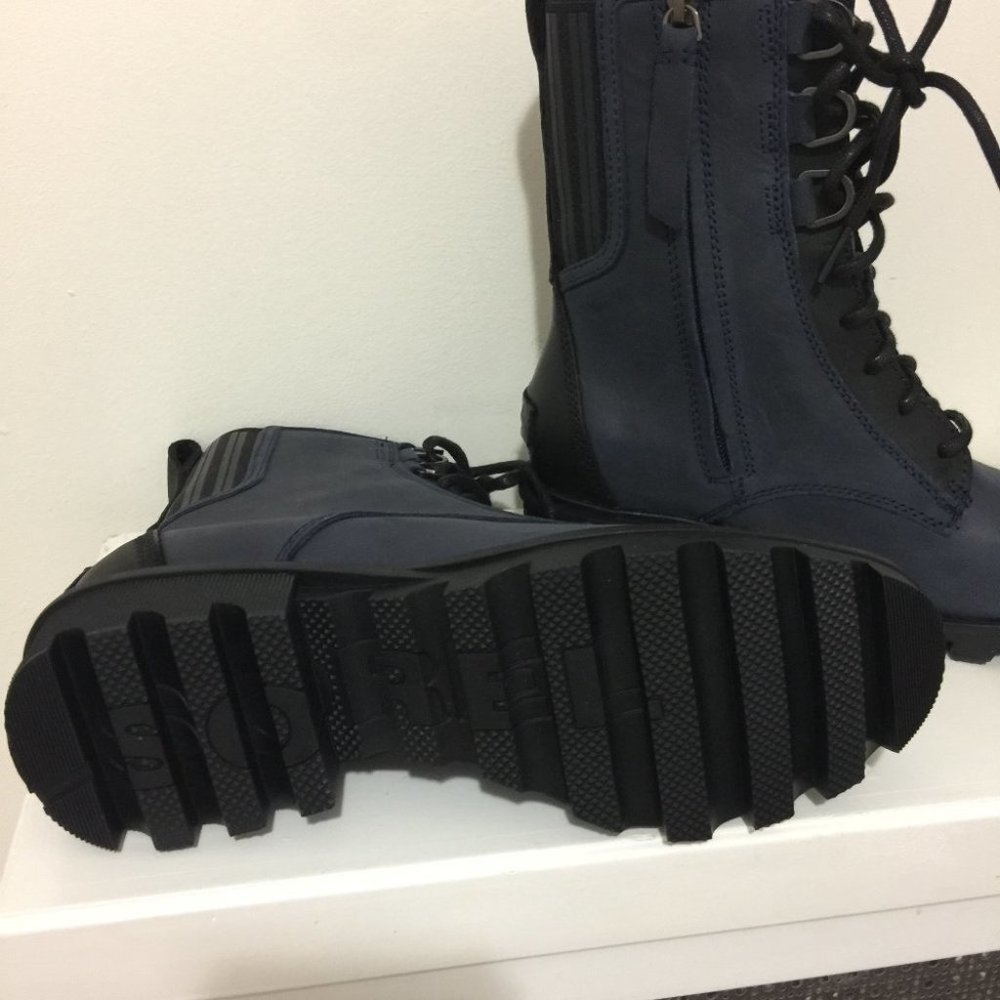 New Sorel Phoenix Waterproof Navy Leather Boot - Picture 6 of 7